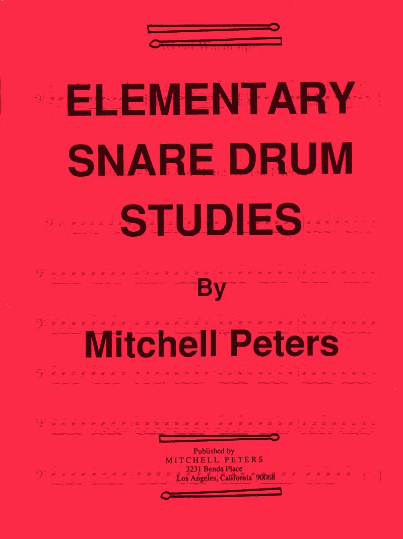 Elementary Snare Drum Studies Cover